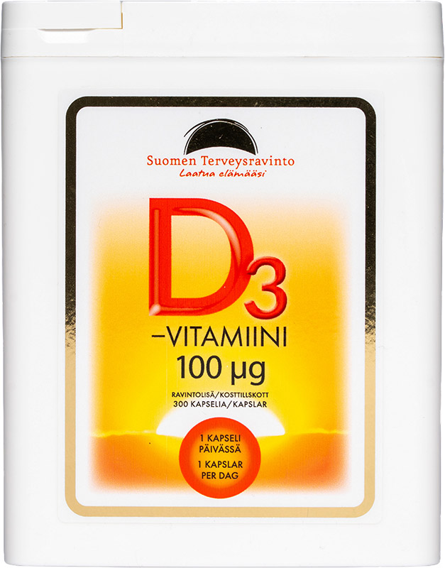 D-vitamiini 100 µg